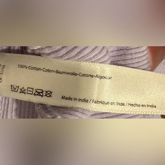 Free People FP One Blake Thermal Purple Oversized Bohemian Boho Layering  Large - Picture 6 of 13